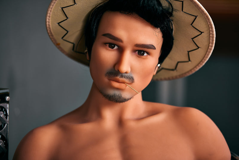 Male Sex Doll Face Close Up
