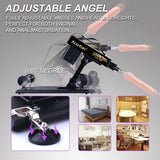 3 XLR Connector Fucking Machine with 8 Attachments for Male and Female