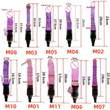 Powerful Gun Thrusting Sex Machine Sets, 4 Types