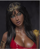 Realistic TPE Sex Doll: Big Breast Brown Beauty_ 138cm