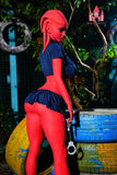 Sexy Fantasy Red Sex Doll_ 160CM F Cup