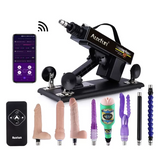 Automatic thrusting dildo machine set, 8 Dildos