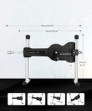 Wireless Remote Controlled Sex Toy with a Pair of Silicone Dildos