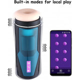 Male Masturbator, Thrusting Stroker with APP for Intelligent Interaction