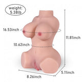Lifelike 3 in 1 Sex Doll for Male Masturbator,