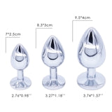 Stainless Steel Butt Plug Set, 15 Types - Own Pleasures