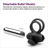 Rings with Detachable Bullet Vibrator - Own Pleasures