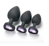 Colorful Diamond Anal Plug, S-M - Own Pleasures