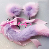 Cat Ears Headbands with Fox Plug Tail, 9 Types - Own Pleasures