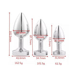 LED Butt Plug, S-L - Own Pleasures