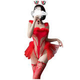 Christmas Babydoll - Mrs Claus Babydoll - S to XXXL - Own Pleasures