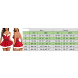 Christmas Babydoll - Mrs Claus Babydoll - S to XXXL - Own Pleasures