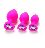 Colorful Diamond Anal Plug, S-M - Own Pleasures