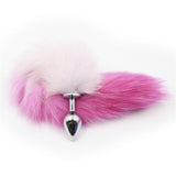 Purple and Pink Fox Tail Anal Plug, 3 Sizes - Own Pleasures
