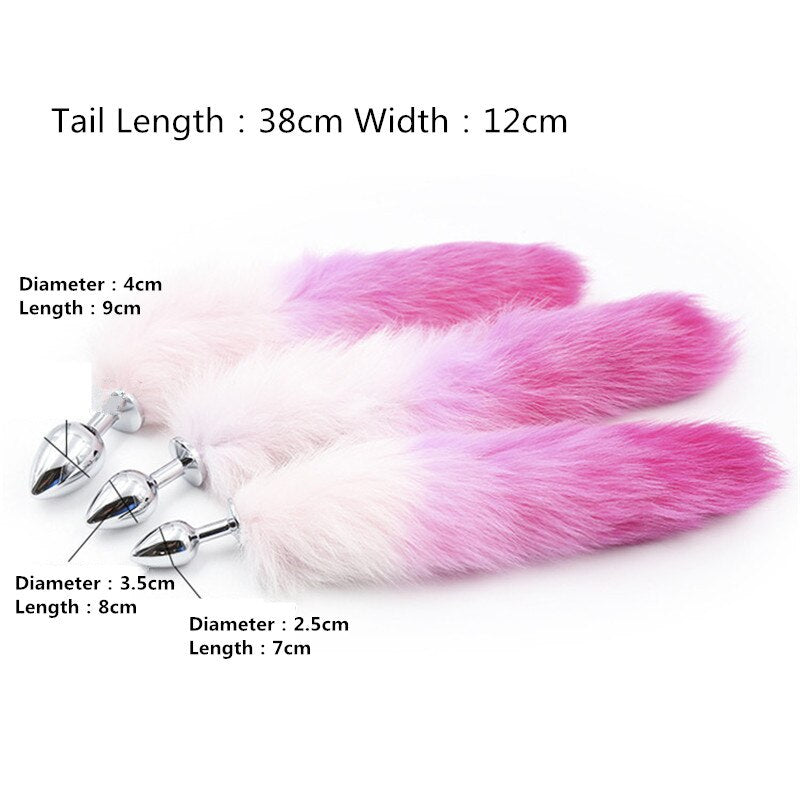 Get Pink | Purple Butt Plug with Tail Online - Own Pleasures Get Pink | Purple Butt Plug with Tail Online - Own Pleasures