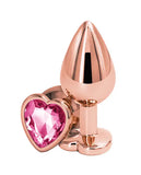 Pink Heart-Shaped Anal Plug