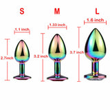 Round Stainless Steel Butt Plug Set, 15 Types - Own Pleasures