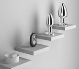 Stainless Steel Anal Vibrators with Remote Control - Own Pleasures