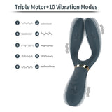 3-in-1 Dildo Vibrator for Women - Own Pleasures