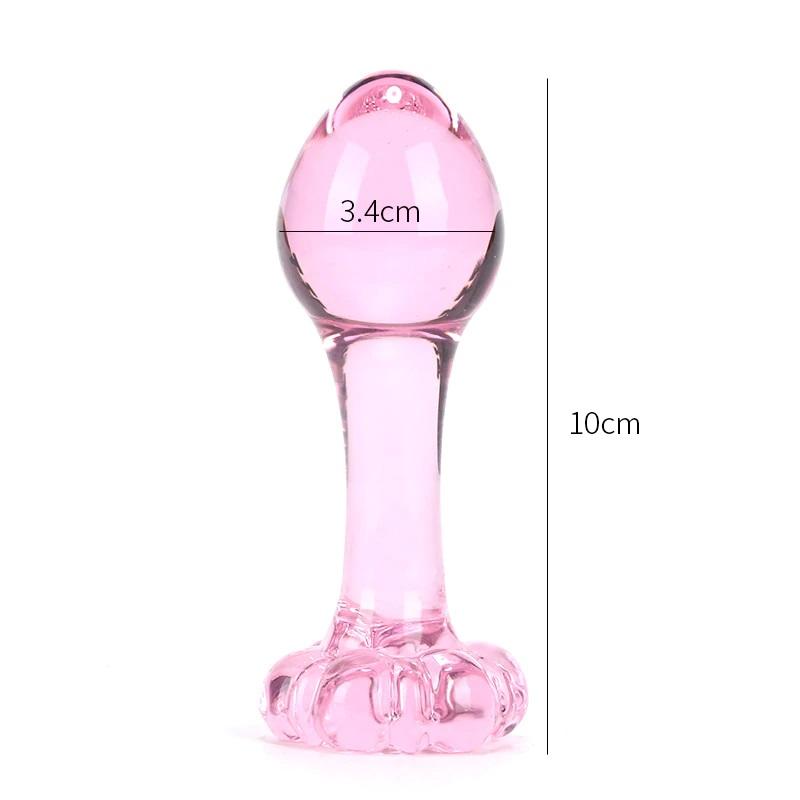 Buy Flower Crystal Glass Anal & Butt Plug - Own Pleasures Buy Flower Crystal Glass Anal & Butt Plug - Own Pleasures