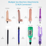 Automatic thrusting dildo machine set, 8 Dildos - Own Pleasures