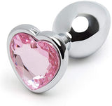 Heart-Shaped Anal Plug, 1 or 3 Pieces - Own Pleasures