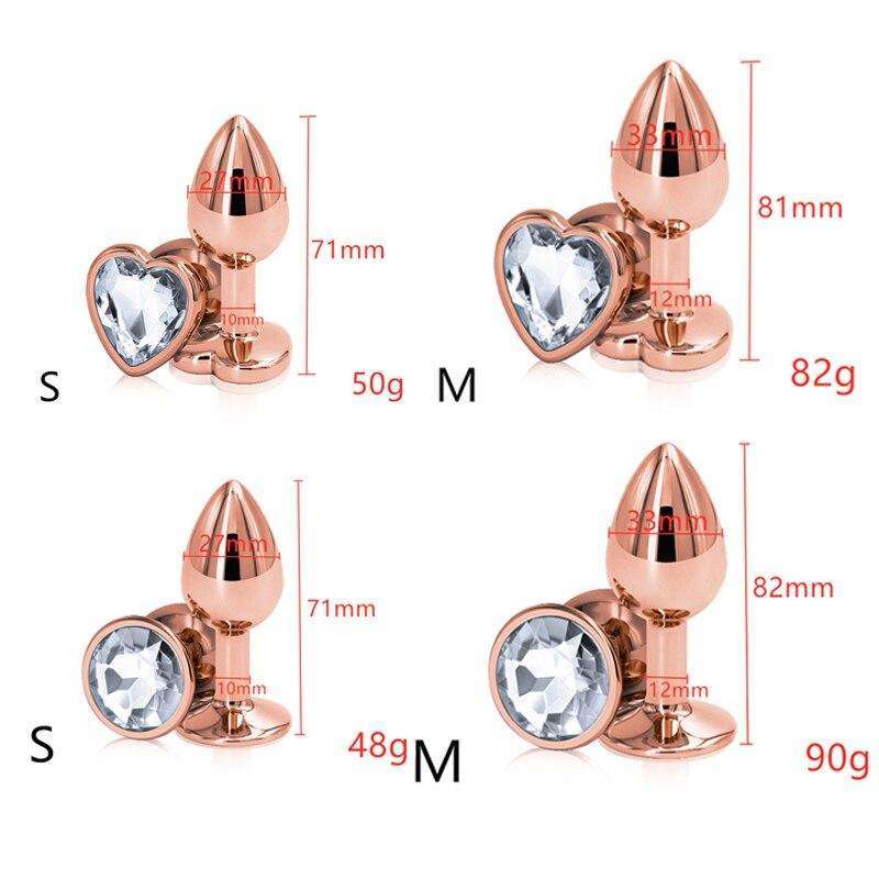Pink Heart-Shaped Anal Plug Own Pleasures Pink Heart-Shaped Anal Plug Own Pleasures
