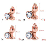 Pink Heart-Shaped Anal Plug