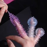 5 pcs Finger Spiked Condoms Reusable | IE Issues Extensions - Own Pleasures