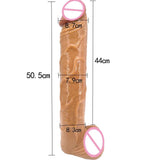 19.8 Inches Massive Dildo, 4 Colors - Own Pleasures