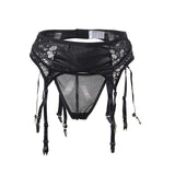 Up to 6XL Suspenders Sexy Faux Leather Garter Belt Panties - Own Pleasures