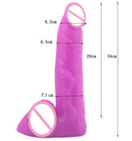 13 Inches Realistic Penis, 5 Colors - Own Pleasures