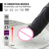 USB 10 Dildo Vibrator For Woman - Own Pleasures