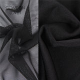 Up to XXXL Sexy V Neck Transparent Bodysuit - Own Pleasures