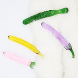 Fruit Crystal Anal Glass Dildos, 4 Variants - Own Pleasures