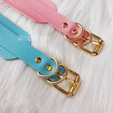 Double Layered Leather Handmade Heart Collar - Own Pleasures