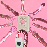 Pink Anal Glass Plugs, 8 Variants - Own Pleasures