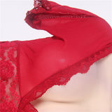 Up to 5XL Sexy Lingerie Lace Deep V Sleepwear - Own Pleasures