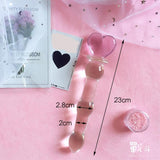 Pink Anal Glass Plugs, 8 Variants - Own Pleasures