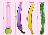 Fruit Crystal Anal Glass Dildos, 4 Variants - Own Pleasures