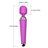 USB Powerful Magic Wand Clitoris Stimulator Vibrator - Own Pleasures