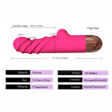 Silicone Ribbed Vibrator, 3 Colors - Own Pleasures
