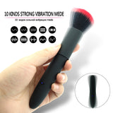 10 Speed Make up Brush Magic Wand Vibrator - Own Pleasures