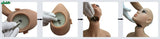 Closed Eyes Sex Doll Head with Wig - Own Pleasures