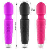 USB Powerful Magic Wand Clitoris Stimulator Vibrator - Own Pleasures