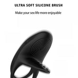 10 Modes Silicone Vibrating Penis Ring - Own Pleasures