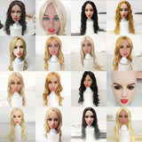 TPE Sex Doll Head With Wig for 130-175cm body - Own Pleasures