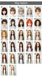 TPE Sex Doll Head With Wig for 130-175cm body - Own Pleasures