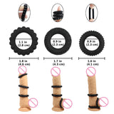 Silicone Penis Rings, 6 Variants - Own Pleasures