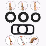 Silicone Penis Rings, 6 Variants - Own Pleasures